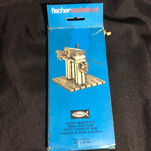 Vtg Fischertechnik 06 Nylon Small Base Plate Kit Model Building Germany 1960's - Picture 3 of 4
